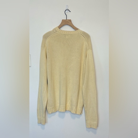 GAP vintage cotton oversized v-neck sweater , sz : large - Picture 2 of 7